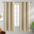 BGment Room Darkening Curtains 63 Inches Long by BGment