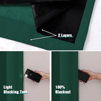ChrisDowa 100% Blackout Curtains 90 inch Long - Image 4