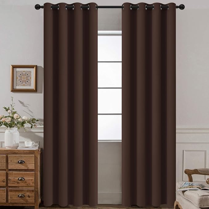 Yakamok Blackout Curtains Room Darkening Thermal Insulated Window Panels by Yakamok
