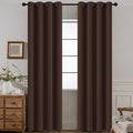 Yakamok Blackout Room Darkening Insulated Grommet Panels Window Curtains by Yakamok