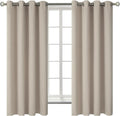 BGment Room Darkening Curtains 63 Inches Long by BGment
