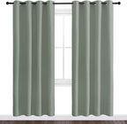 NICETOWN Greyish Green Blackout Curtains 78" Long - Image 2