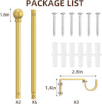 SMODBRODRE Curtain Rods for Window 32 to 120 - Image 6