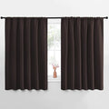 NICETOWN Blackout Curtains for Bedroom, Toffee Brown, 1 Pair, 62 by 63-inch by NICETOWN