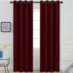 Yakamok Blackout Curtains for Bedroom, Thermal Insulated Blackout Window by Yakamok
