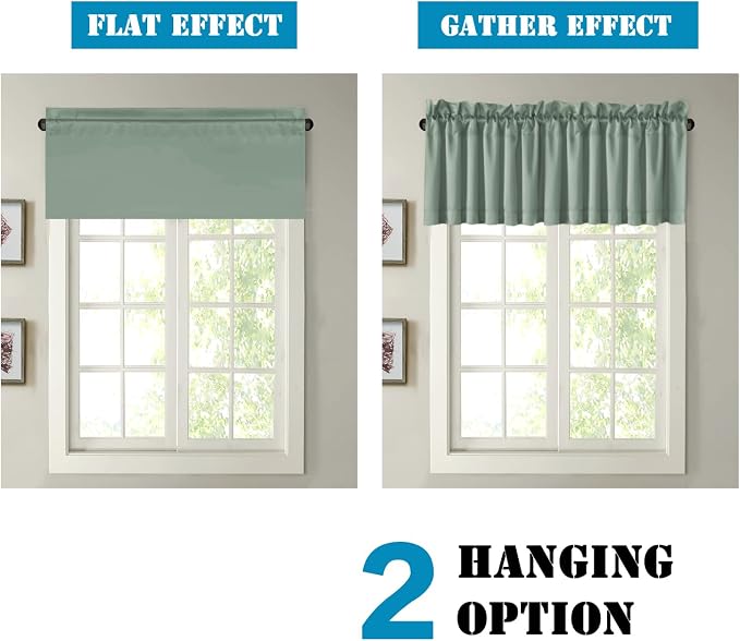 H.VERSAILTEX 4 Panels Blackout Valances - Image 6