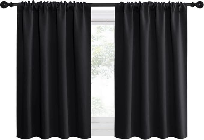 NICETOWN Halloween Kitchen Window Curtains Over Sink, Energy Smart Decoration - Image 2