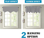 H.VERSAILTEX 4 Panels Blackout Curtain Valances - Image 6