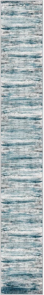 KOZYFLY Modern Abstract Hallway Runner Rug, 2.6x18 Washable Rug Runner Non-Slip - Image 8