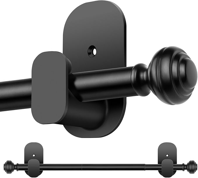 KAMANINA Curtain Rods No Drilling by KAMANINA