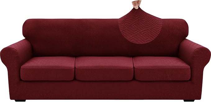 XINEAGE 2026 New 4 Pieces Extra Large Couch Covers - Image 8