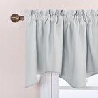NICETOWN Blackout Valances for Windows, Farmhouse Style Rod Pocket Thermal - Image 4