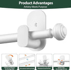 KAMANINA Curtain Rods No Drilling - Image 9