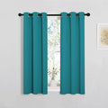 NICETOWN Room Darkening Curtains 40 inch Length 2 Panels, Peacock Teal by NICETOWN