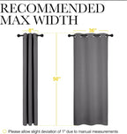 NICETOWN Bedroom Curtains Blackout Drapery Panels, Three Pass Microfiber - Image 7