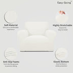 Easy-Going Stretch Oversized Chair Sofa Slipcover 1-Piece Couch Sofa Cover - Image 4