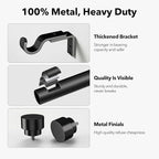 IFELS 2 Pack Heavy Duty Curtain Rods - Image 4