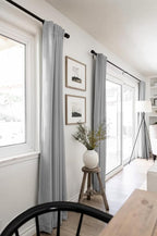 100% Blackout Shield Linen Blackout Curtains - Image 5