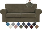 WEERRW Velvet Couch Covers for 2 Cushion Couch Sofa by WEERRW
