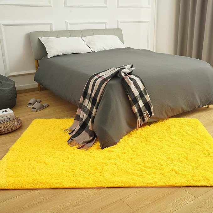 Amearea Premium Soft Fluffy Rug Modern Shag Carpet, 8x10 Feet, Fuzzy Shaggy Rugs - Image 6