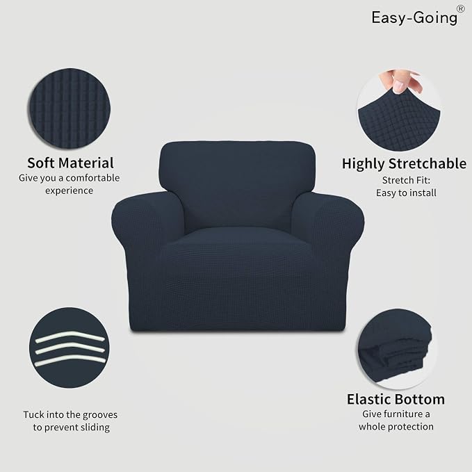 Easy-Going Stretch Chair Sofa Slipcover 1-Piece Couch Sofa Cover Furniture - Image 3