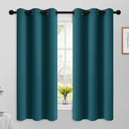 Yakamok Blackout Curtains for Bedroom 2 Panels Set 63 Inch Length Thermal by Yakamok
