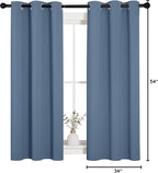NICETOWN Kitchen Curtains with Grommet Top, Privacy & Room Darkening Thermal - Image 9