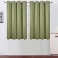 LEMOMO Sage Green Thermal Blackout Curtains/52 x 45 Inch/Set of 2 Panels Room by Lemomo