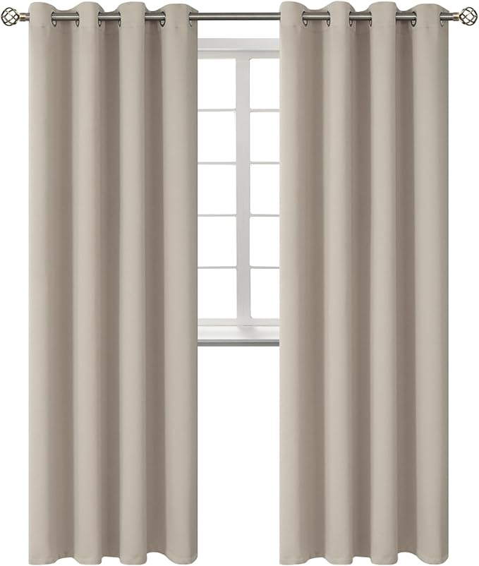 BGment Room Darkening Curtains 120 Inches Long by BGment