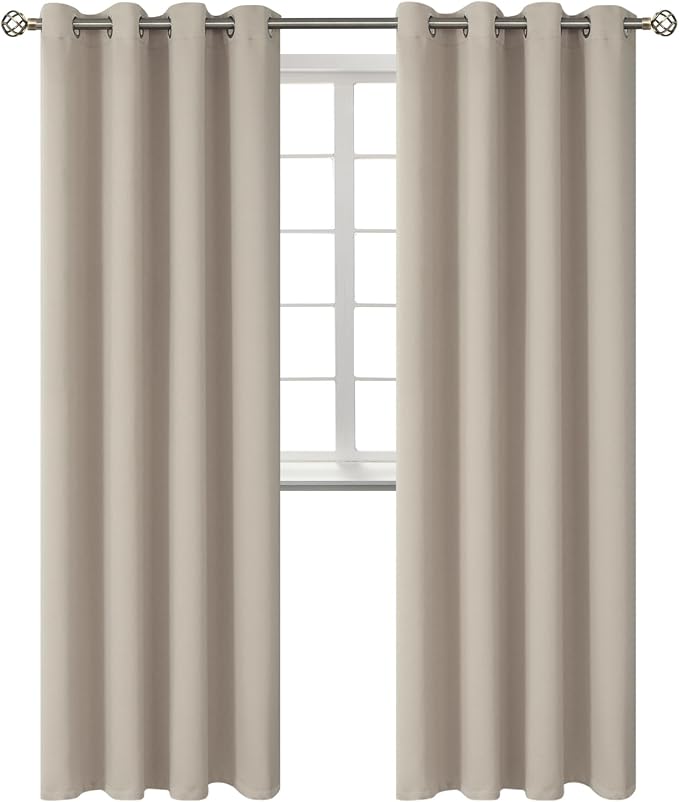 BGment Room Darkening Curtains 108 Inches Long by BGment