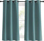 NICETOWN Modern Blackout Curtains Noise Reducing, 2 Panels, W34 x L60 -Inch - Image 2