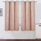 LEMOMO Blush Thermal Blackout Curtains/38 x 63 Inch/Set of 2 Panels Room by Lemomo