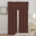 H.VERSAILTEX 4 Panels Blackout Valances - Image 3