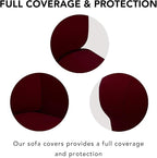 PureFit Super Stretch Chair Sofa Slipcover – Spandex Non Slip Soft Couch Sofa - Image 3