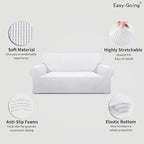 Easy-Going Stretch Oversized Loveseat Slipcover 1-Piece Sofa Cover Furniture - Image 3