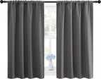 NICETOWN Grey Window Curtains for Bedroom - Image 2