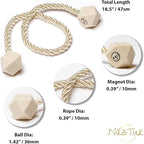 NazTur Magnetic Curtain Tiebacks- Upgrade 2022 - Image 3