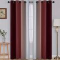 SimpleHome Ombre Room Darkening Curtains 82 inches Length by SimpleHome