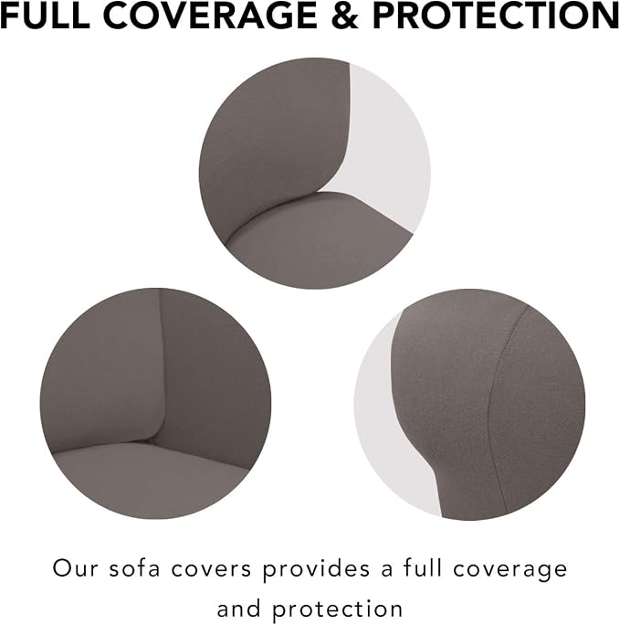 PureFit Super Stretch Chair Sofa Slipcover – Spandex Non Slip Soft Couch Sofa - Image 3