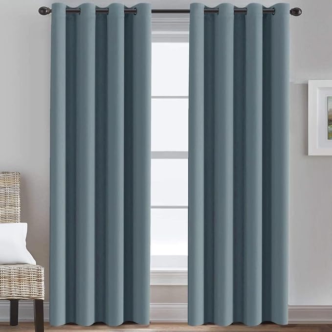H.VERSAILTEX Grommet Bedroom Curtain Thermal Insualted Room Darkening Curtain by HVERSAILTEX