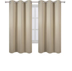 LEMOMO Blackout Curtains 40 x 63 inch/Beige Curtains Set of 2 Panels/Thermal - Image 2
