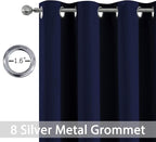 Yakamok Blackout Curtains Room Darkening Thermal Insulated Window Panels - Image 3