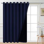 Yakamok 100% Blackout Thermal Insulated Grommet Curtains, Noise Reducing by Yakamok