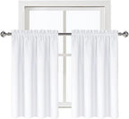 DWCN White Curtains for Living Room Thermal Insulated, 50% Light Blocking - Image 8
