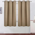 LEMOMO Natural Thermal Blackout Curtains/38 x 63 Inch/Set of 2 Panels Room by Lemomo