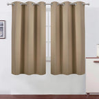 LEMOMO Natural Thermal Blackout Curtains/38 x 63 Inch/Set of 2 Panels Room by Lemomo