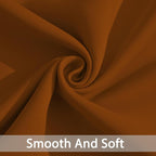 Yakamok Burnt Orange Curtains 84 Inches Length Blackout Curtain - Image 5