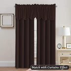 H.VERSAILTEX 4 Panels Blackout Curtain Valances - Image 2