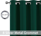 Yakamok Soild Small Window Curtains, Thermal Insulated Privacy Curtains and - Image 2