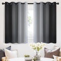 SimpleHome Ombre Room Darkening Curtains 36 inches Length by SimpleHome